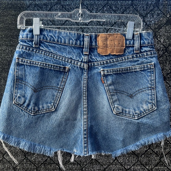 RARE VINTAGE DISTRESSED CUT OFF LEVIS ORANGE TAG JEAN MINI...